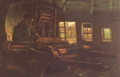 Vincent Van Gogh Weaver,Interior with Three Small Windows (nn04) china oil painting image